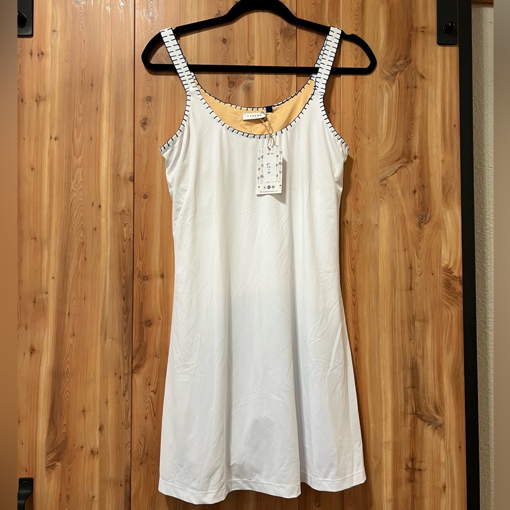 NWT Cabana Life White UPF 50 active dress medium - Picture 3 of 12
